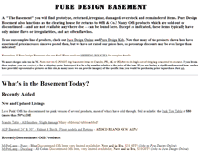Tablet Screenshot of basement.puredesignonline.com